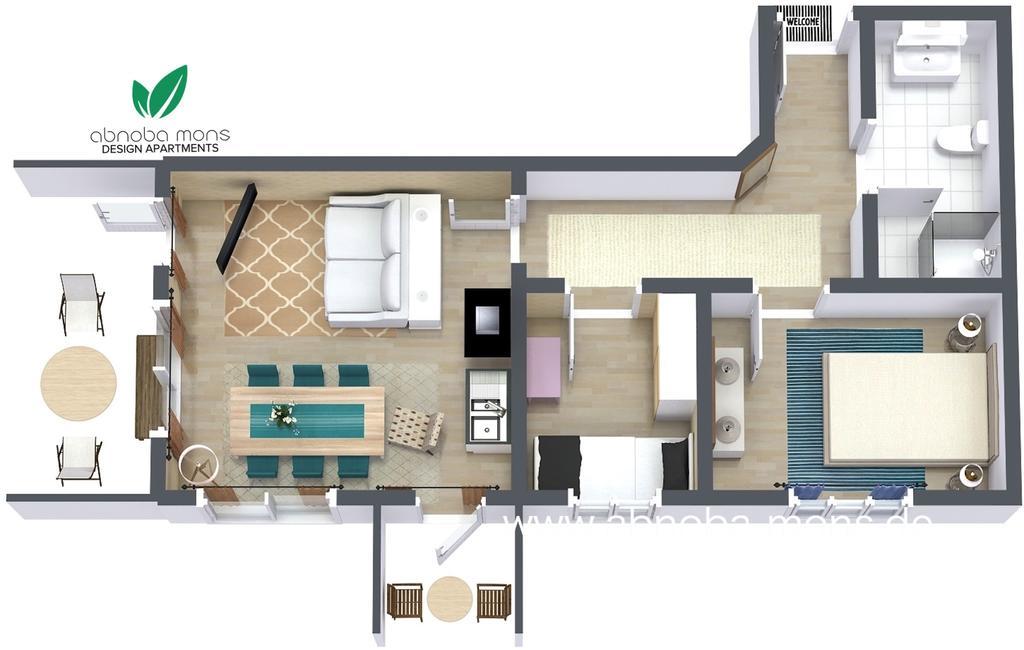 Abnoba Mons Design Apartment เลนซ์เคียร์ช ภายนอก รูปภาพ
